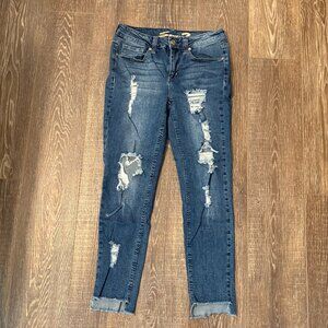 Seven7 Ankle Skinny Distressed Jeans – 8